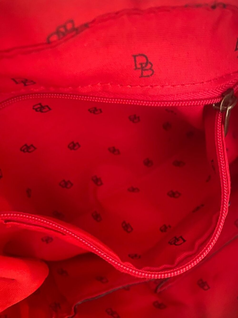 Dooney & Bourke Brown Monogram Canvas Hobo Bag & Matching Wallet Set - Picture 9 of 15